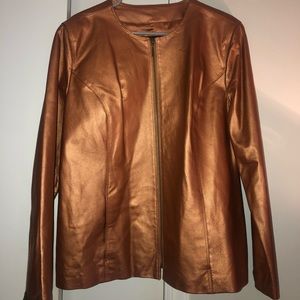 Terry Lewis Leather Jacket - size M